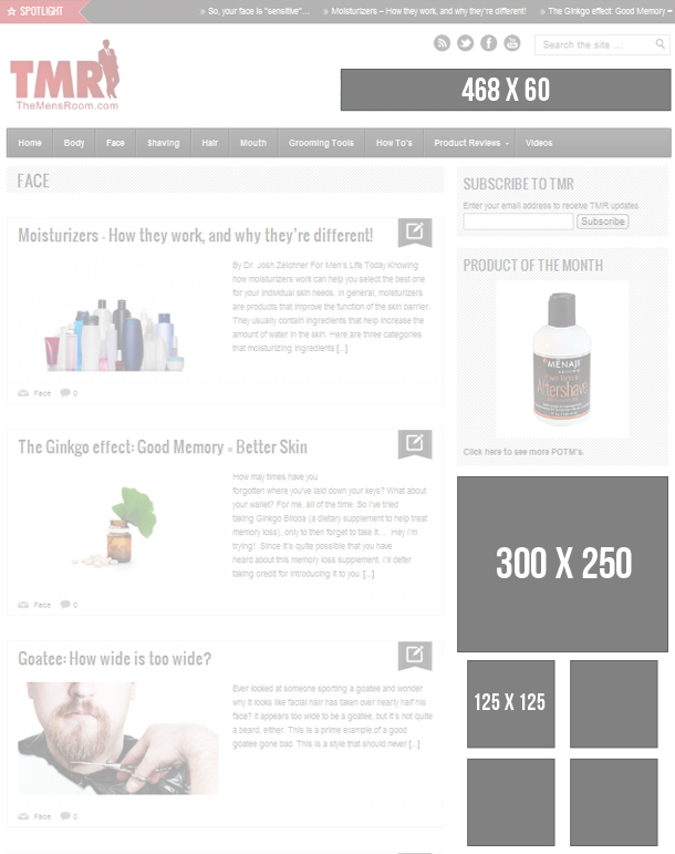Advertising Photo internal page ad blocks Advertising