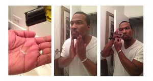 The oily shave…